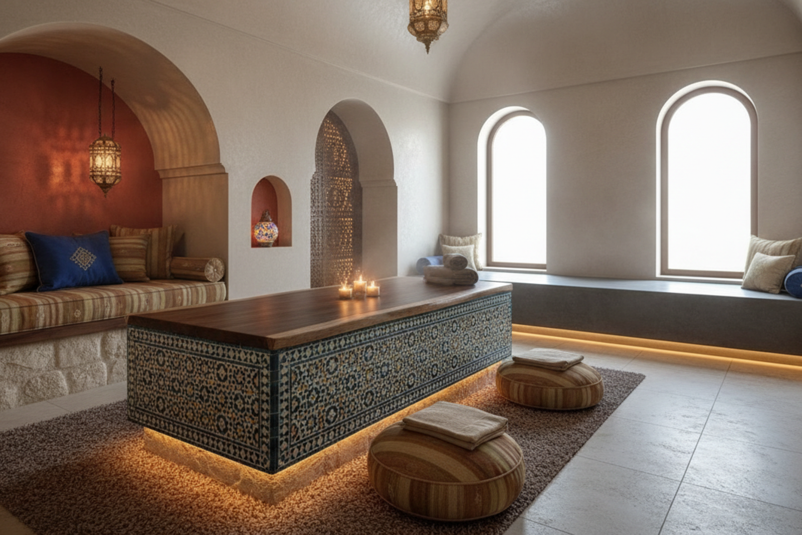 Moroccan Bath Supply installation in the UAE