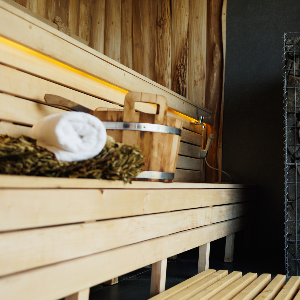 sauna bath installation