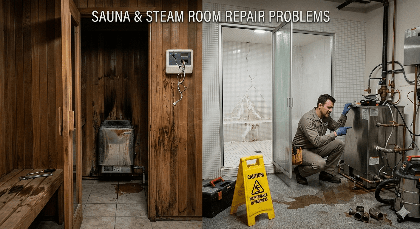 sauna steam room repair