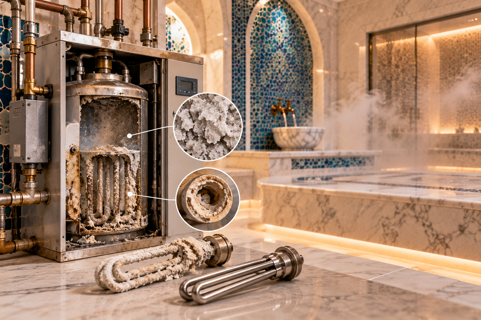 hard water hammam generator UAE